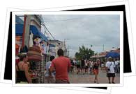 Playa de Carmen people in the street