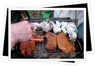 Playa de Carmen roadside-barbecue